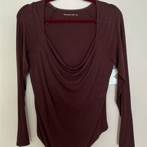 Abercrombie & Fitch Brown bodysuit